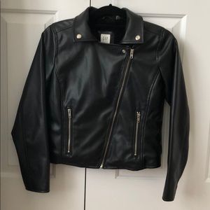 Black Kids Gap Leather Jacket